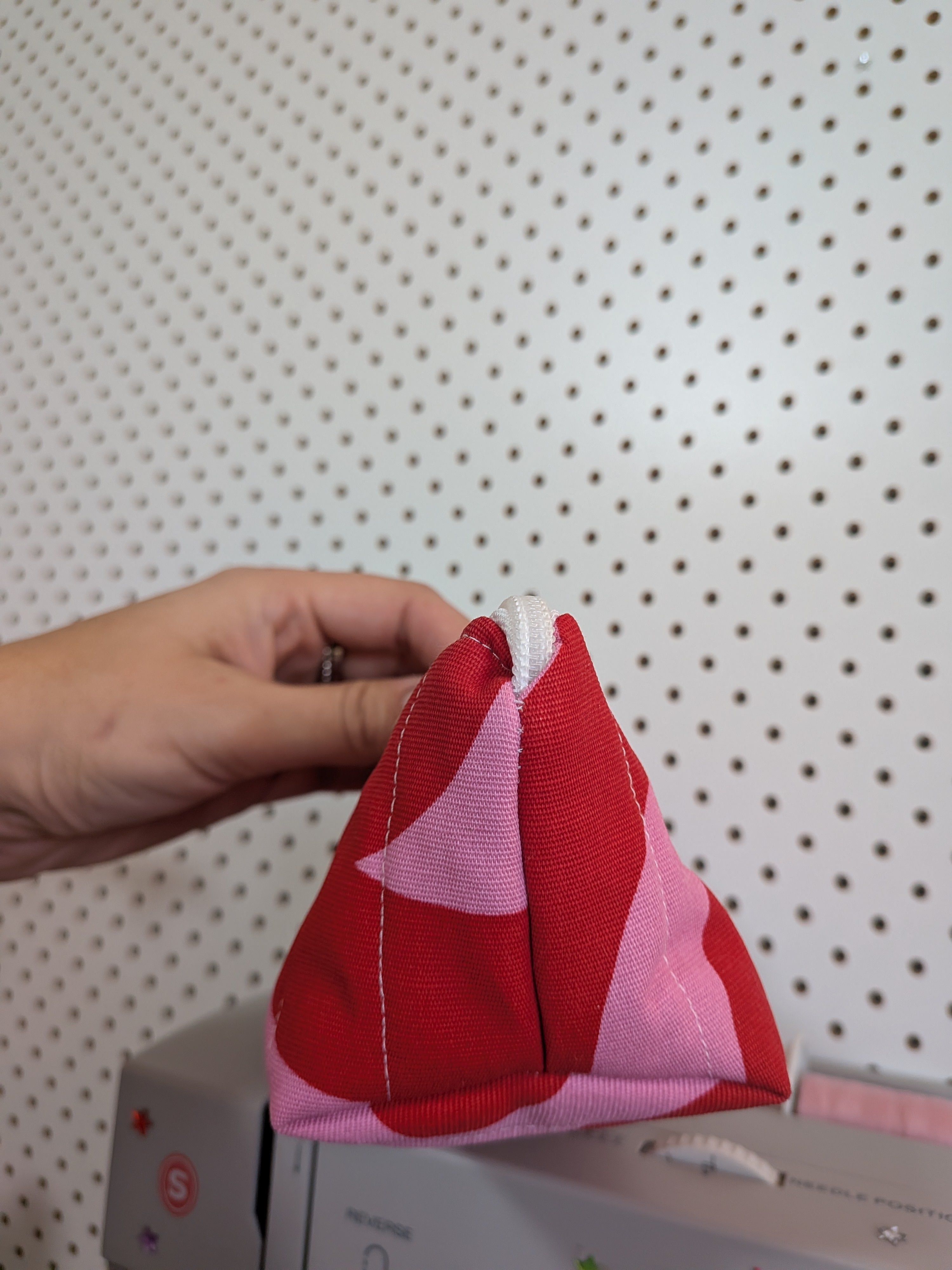 triangle pencil pouch