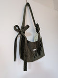 Quilted Velvet Bow bag