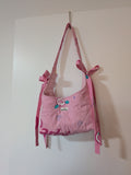 Vintage Barbie handmade bow Bag (pink)