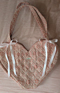 Quilted Heart Bow Bag
