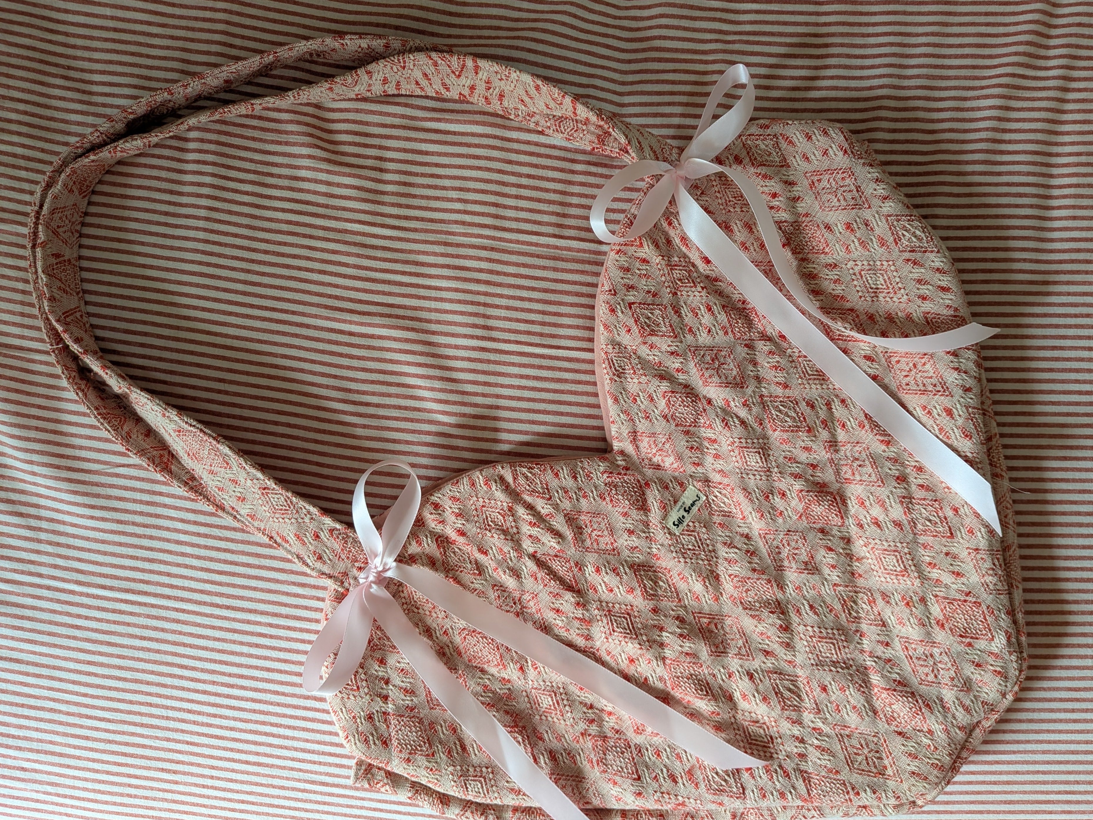 Quilted Heart Bow Bag